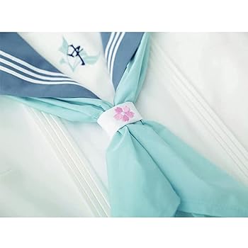 ☆１月９日で出品終了・特価☆　人気　水色襟　セーラー服　中間服　上衣 T2112 愛知県 滝ノ水中学校 中間服セーラー服+夏服スカート
